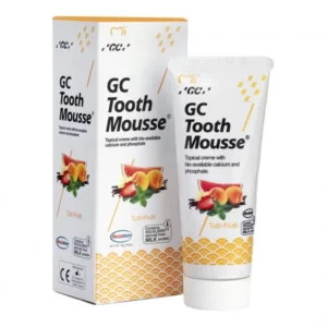 Dantų kremas be fluoro GC Tooth Mousse, įvairių vaisių skonio