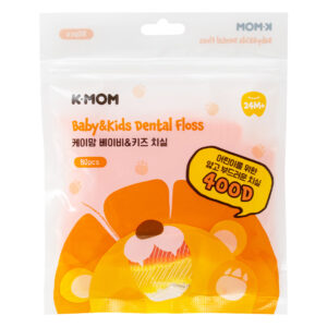 K-MOM Tarpdančių siūlas vaikams NUO PIRMŲJŲ DANTUKŲ