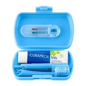 Alternative view of CURAPROX KIDS TRAVEL SET kelioninis rinkinys vaikams MĖLYNAS (6-12 metų)