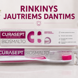 Rinkinys jautriems dantims CURASEPT BIOSMALTO